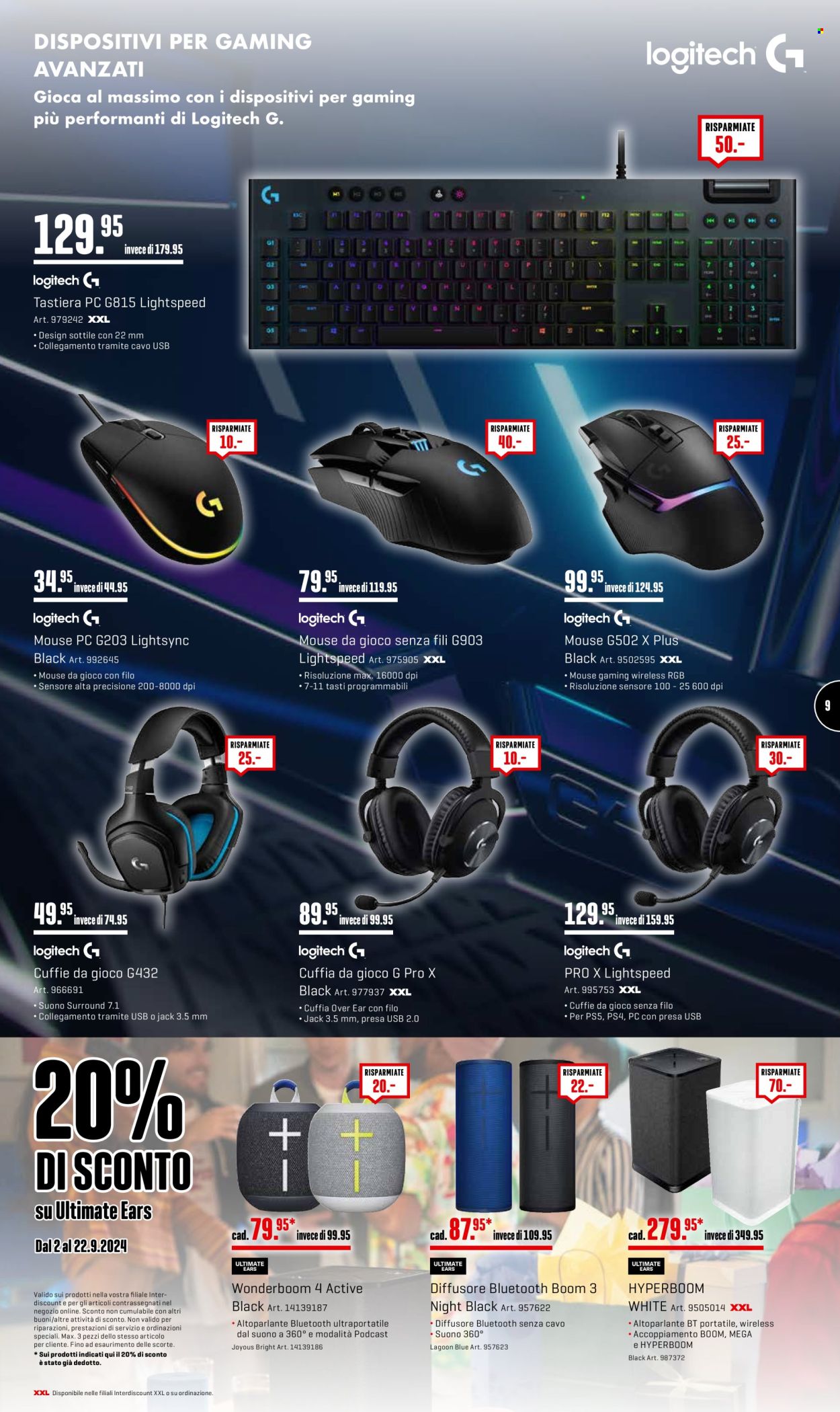 Prospekt Interdiscount - 2.9.2024 - 22.9.2024. Seite 9