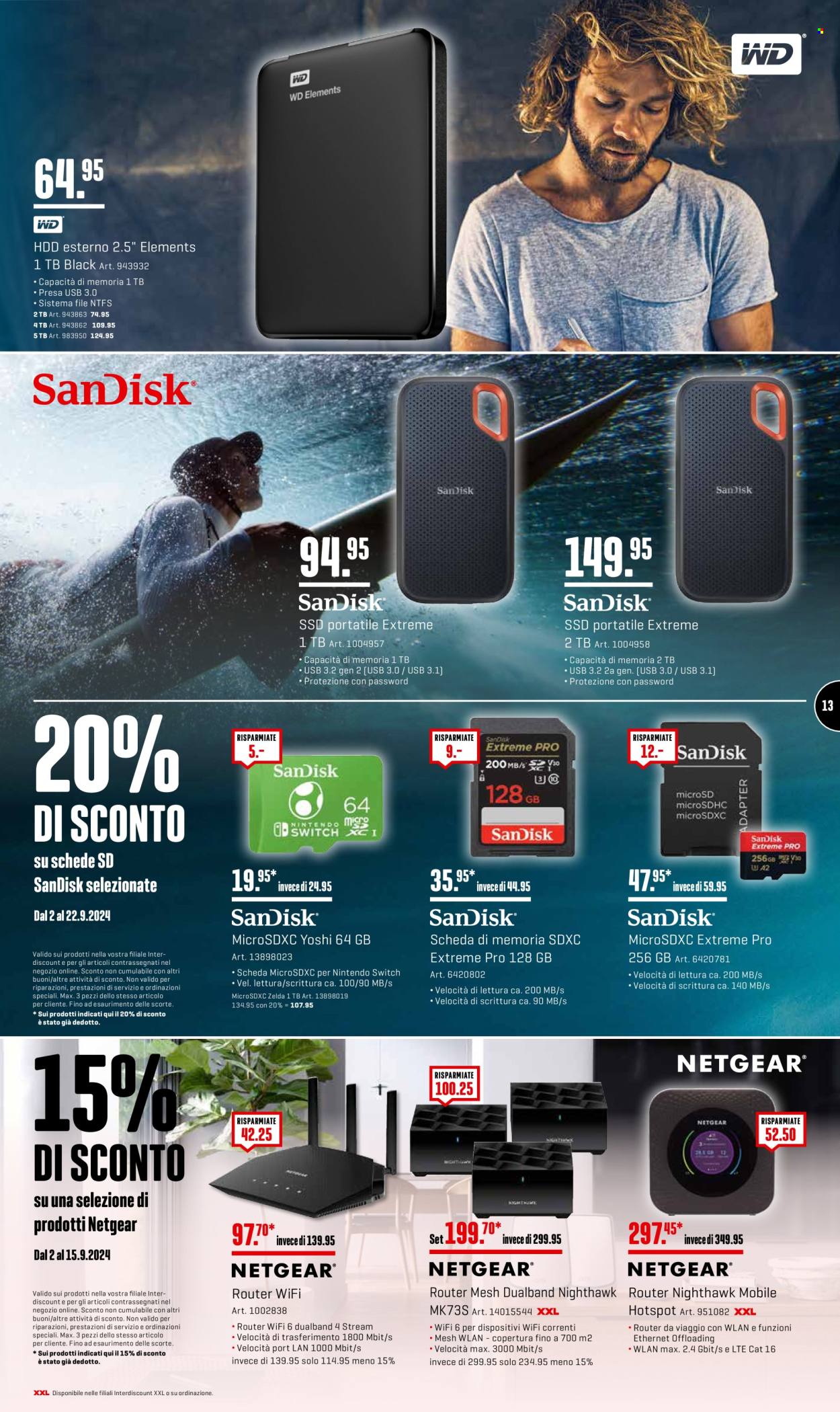 Prospekt Interdiscount - 2.9.2024 - 22.9.2024. Seite 13