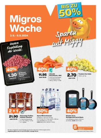 Volantino Migros - 3.9.2024 - 9.9.2024.