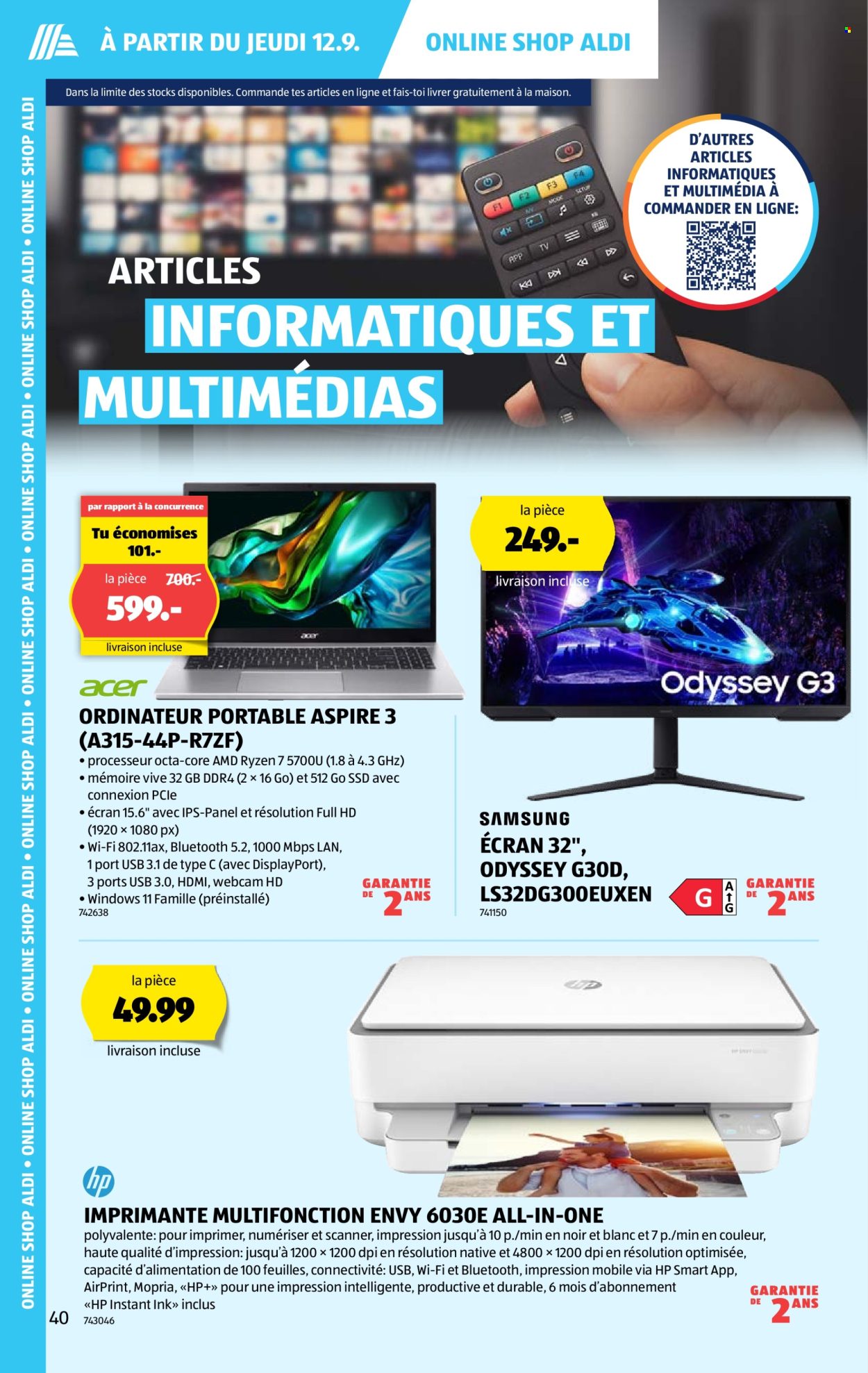 Volantino Aldi - 12.9.2024 - 18.9.2024. Pagina 40