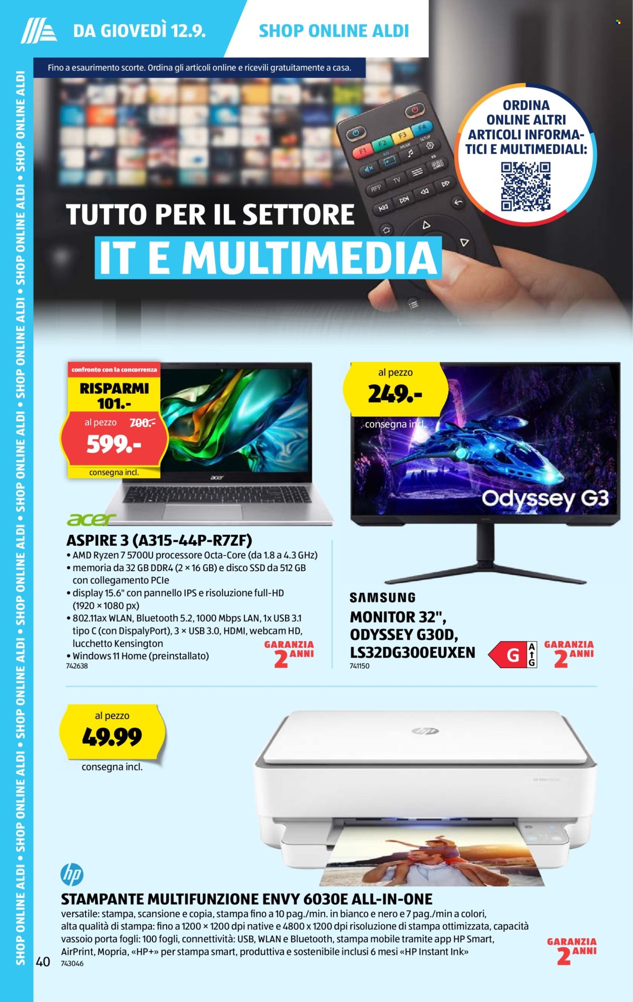 Catalogue Aldi - 12.9.2024 - 18.9.2024. Page 40