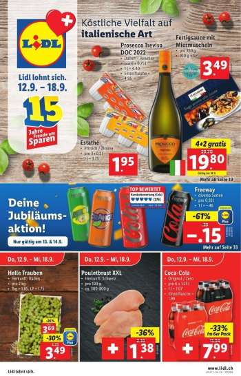 Prospekte Lidl - 12.9.2024 - 18.9.2024.