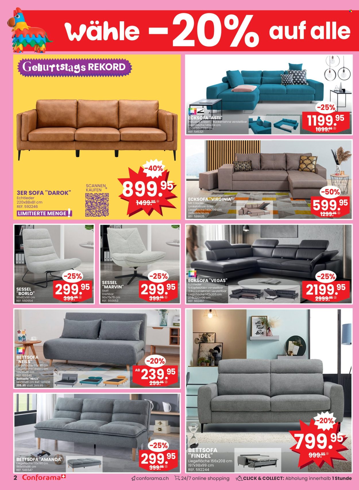 Volantino Conforama - 10.9.2024 - 23.9.2024. Pagina 2