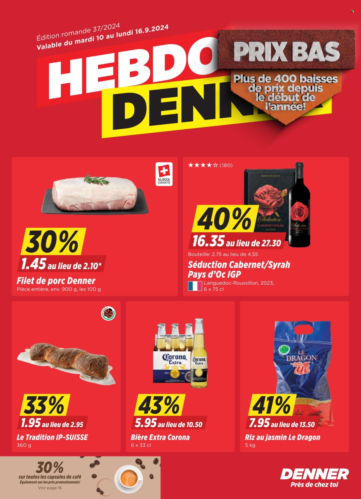 Volantino Denner - 10.9.2024 - 16.9.2024. Pagina 1