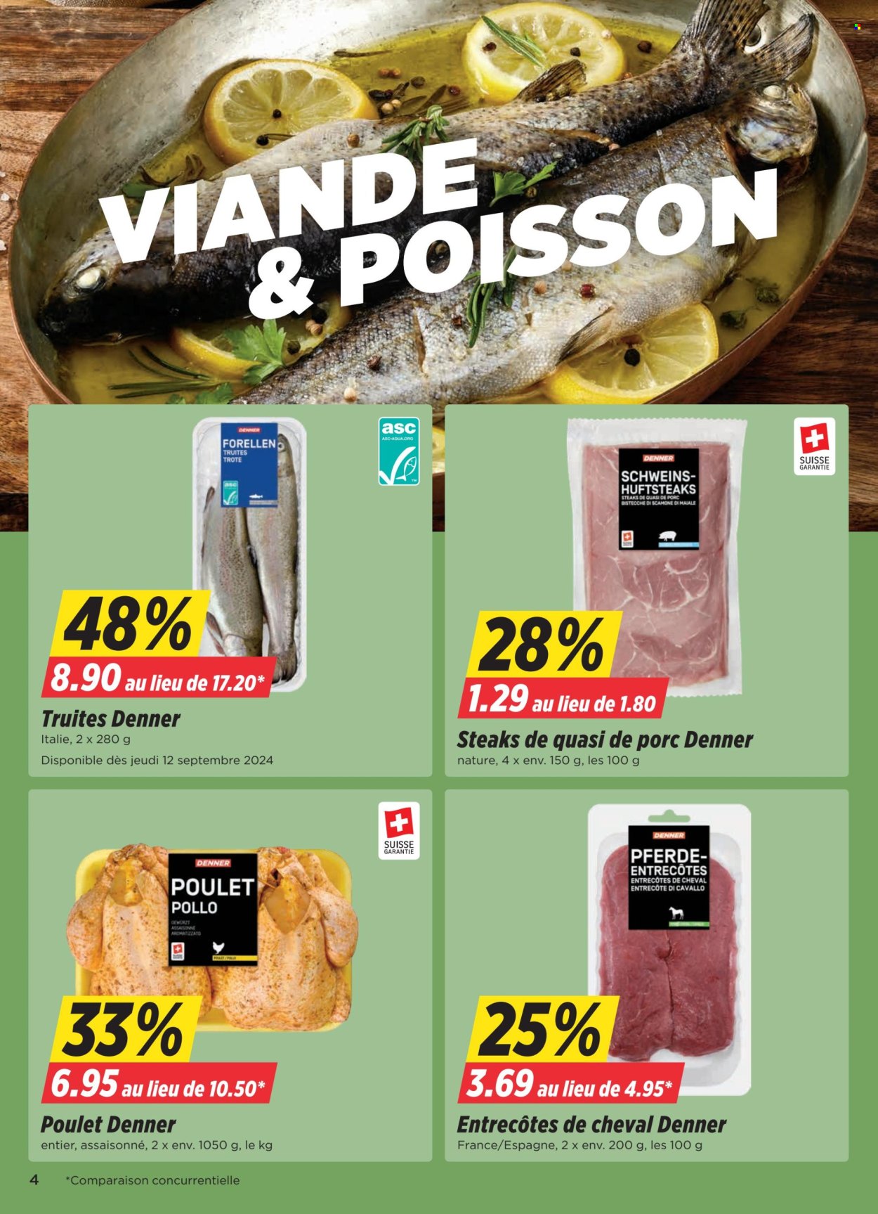 Volantino Denner - 10.9.2024 - 16.9.2024. Pagina 4