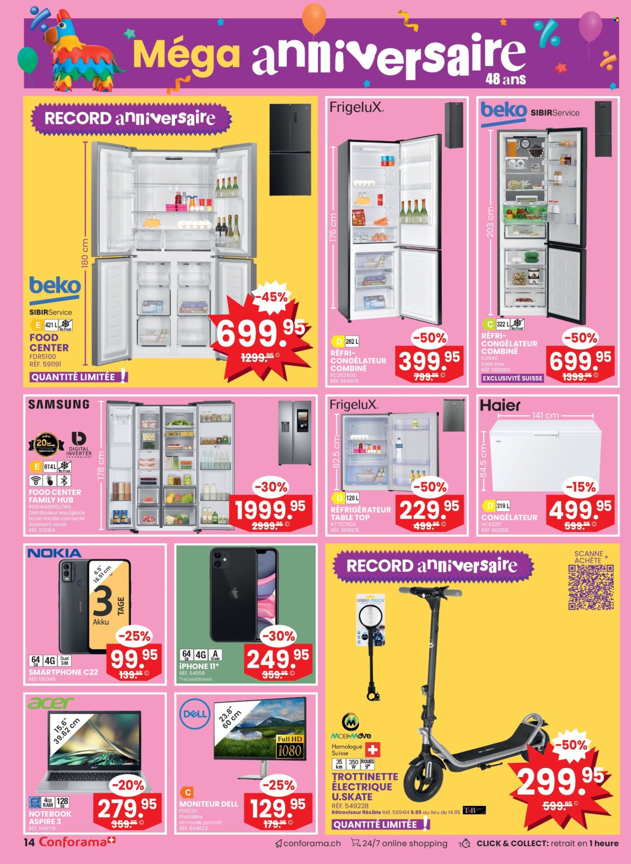 Volantino Conforama - 10.9.2024 - 23.9.2024. Pagina 14