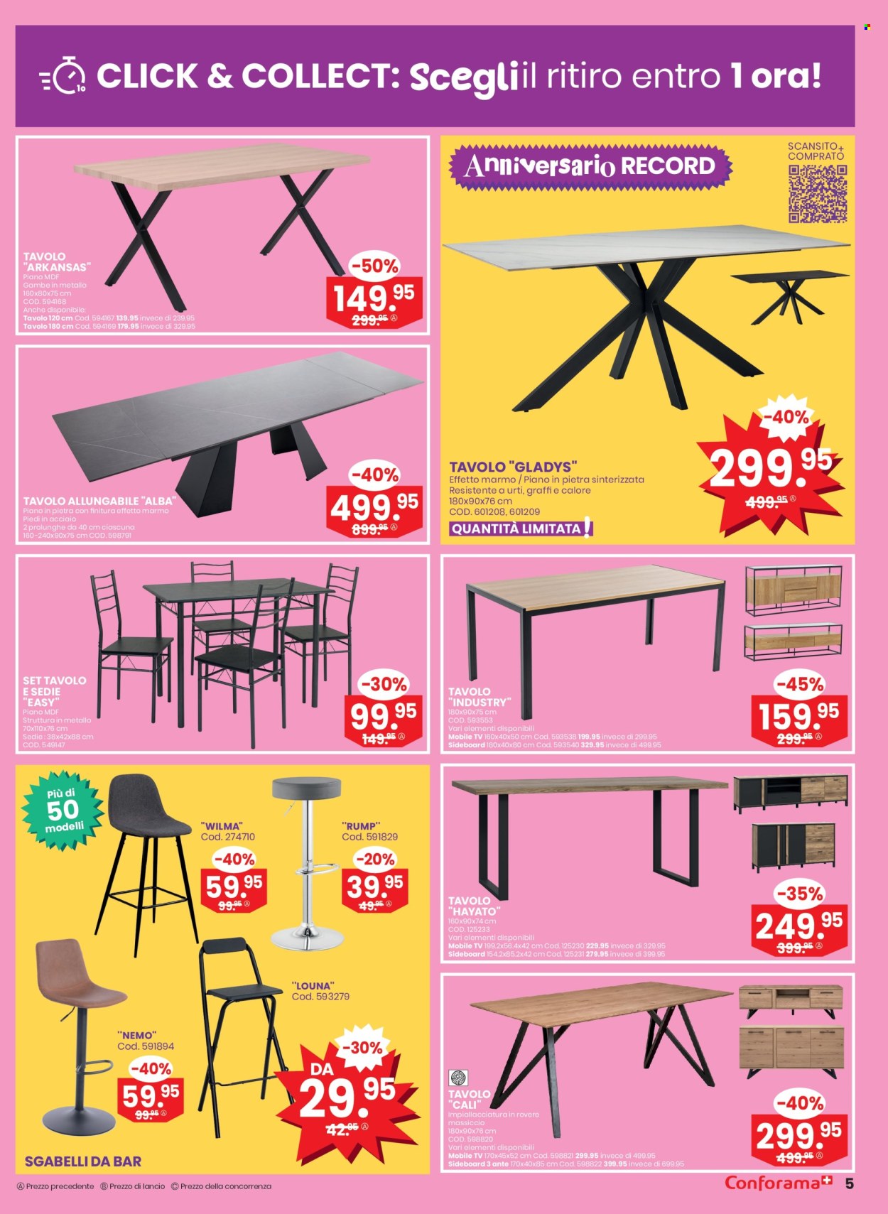 Volantino Conforama - 10.9.2024 - 23.9.2024. Pagina 5