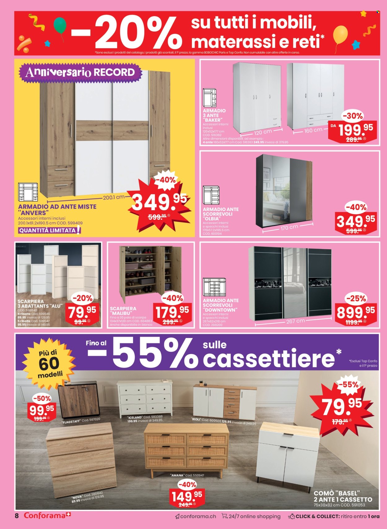 Volantino Conforama - 10.9.2024 - 23.9.2024. Pagina 8