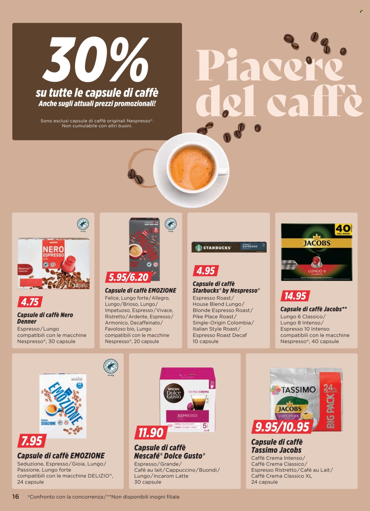 Prospekt Denner - 10.9.2024 - 16.9.2024. Seite 16