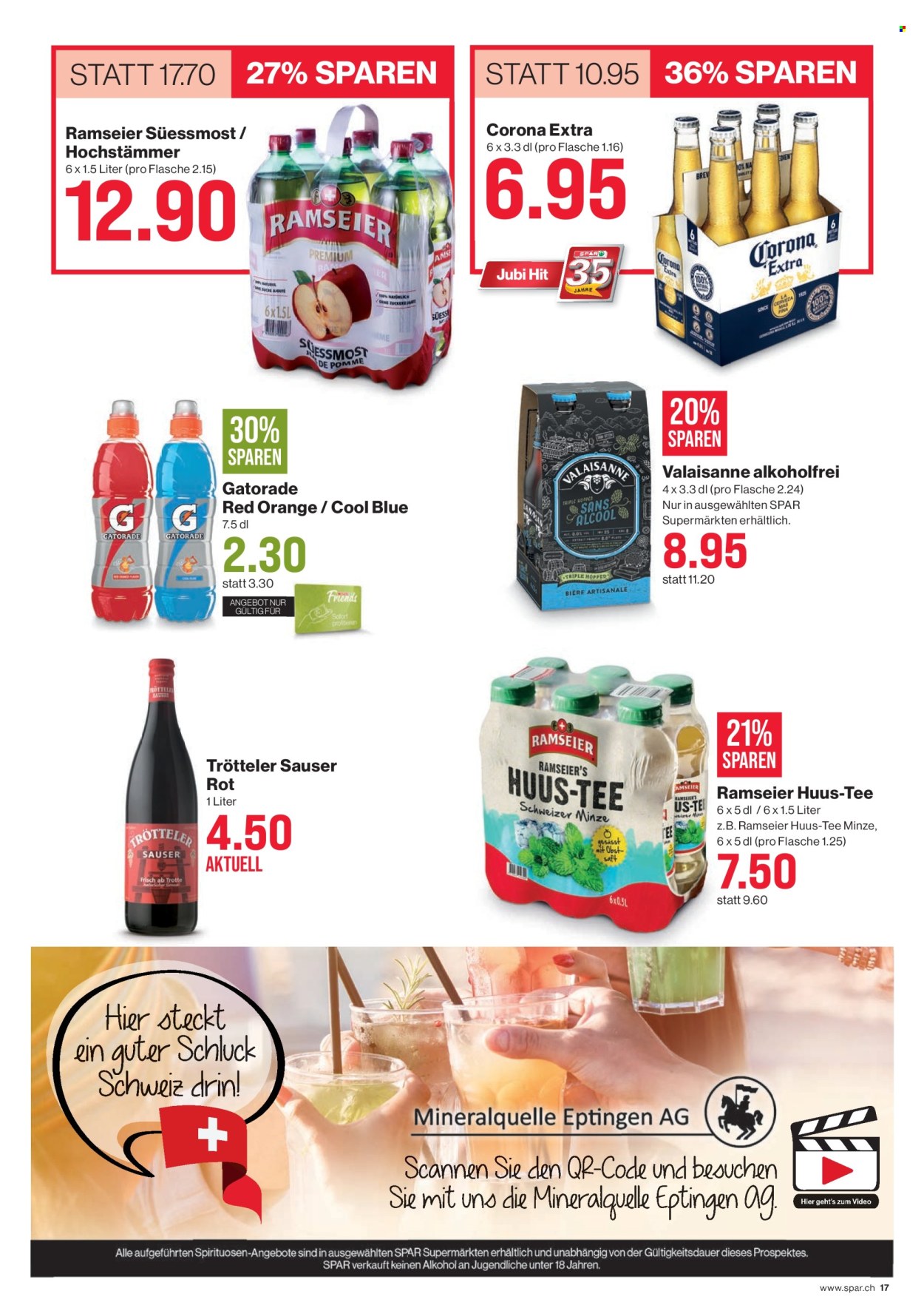 Prospekt SPAR - 12.9.2024 - 18.9.2024. Seite 17