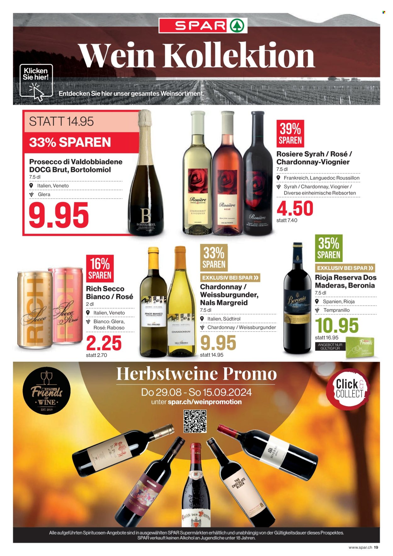 Prospekt SPAR - 12.9.2024 - 18.9.2024. Seite 19
