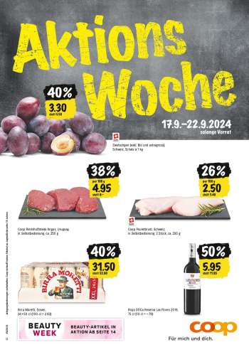 Prospekte Coop - 17.9.2024 - 22.9.2024.