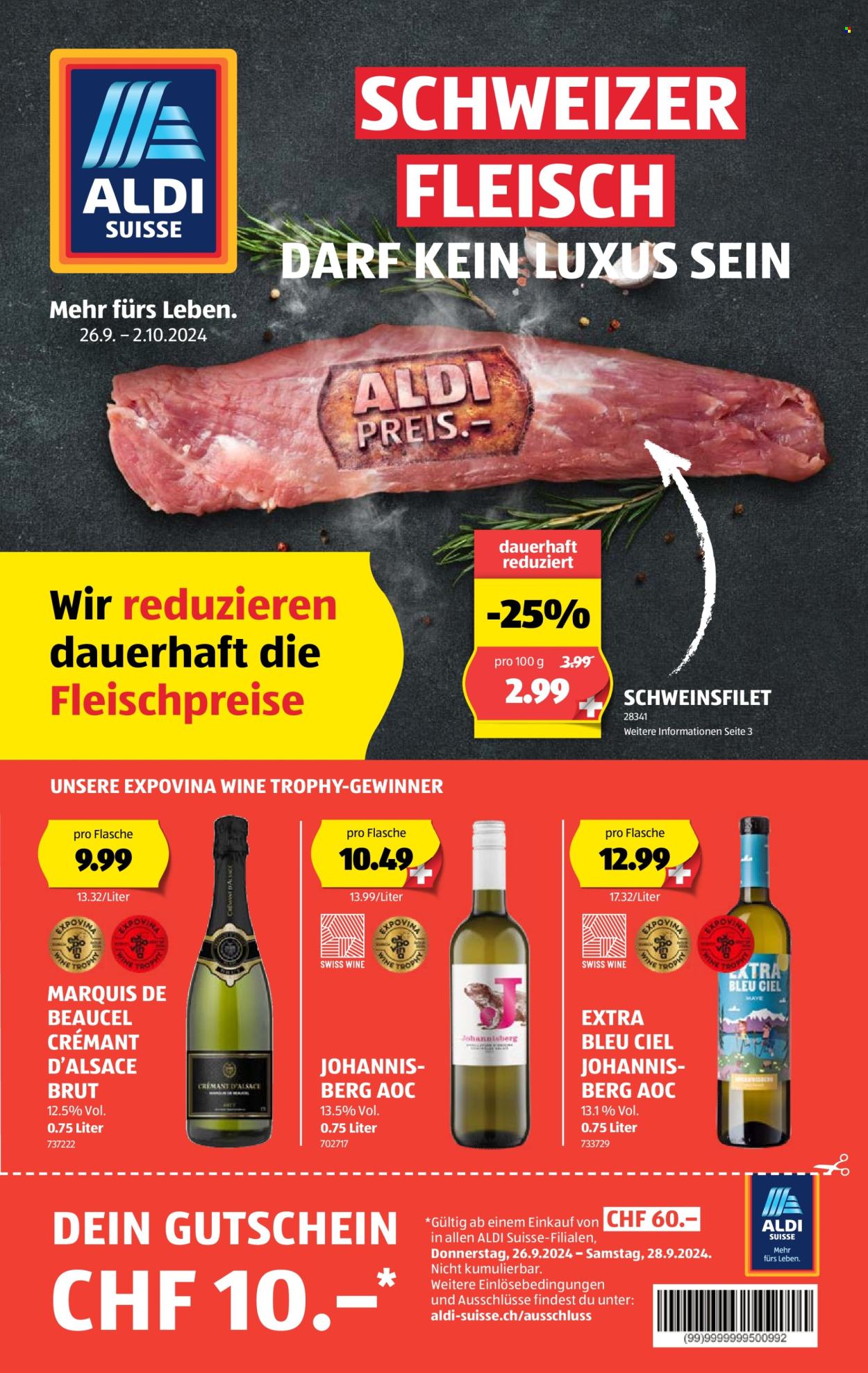 Volantino Aldi - 26.9.2024 - 2.10.2024. Pagina 1