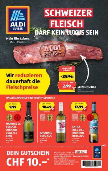 Prospekte Aldi - 26.9.2024 - 2.10.2024.