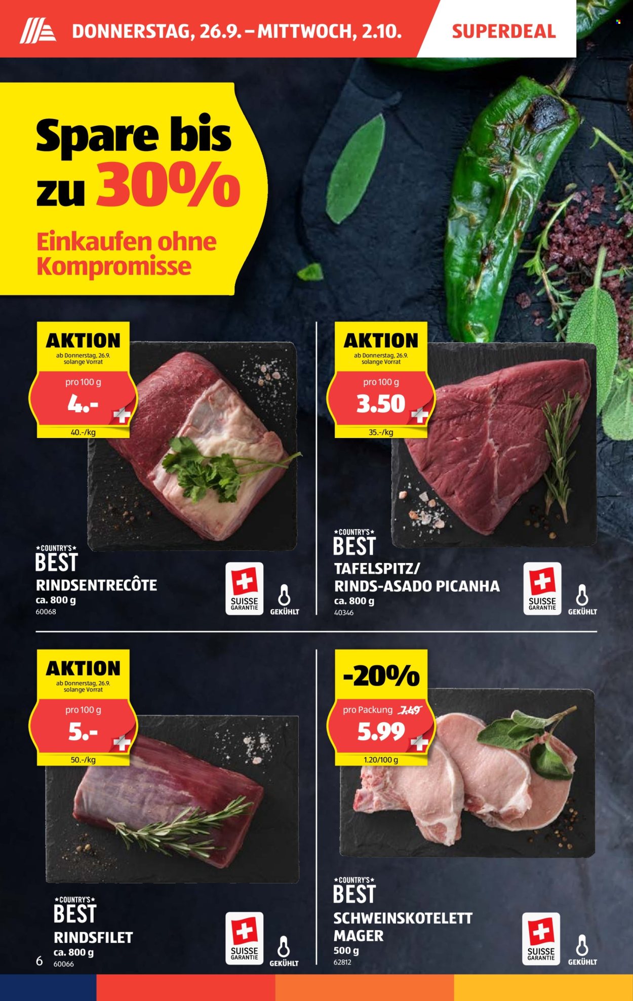 Volantino Aldi - 26.9.2024 - 2.10.2024. Pagina 6