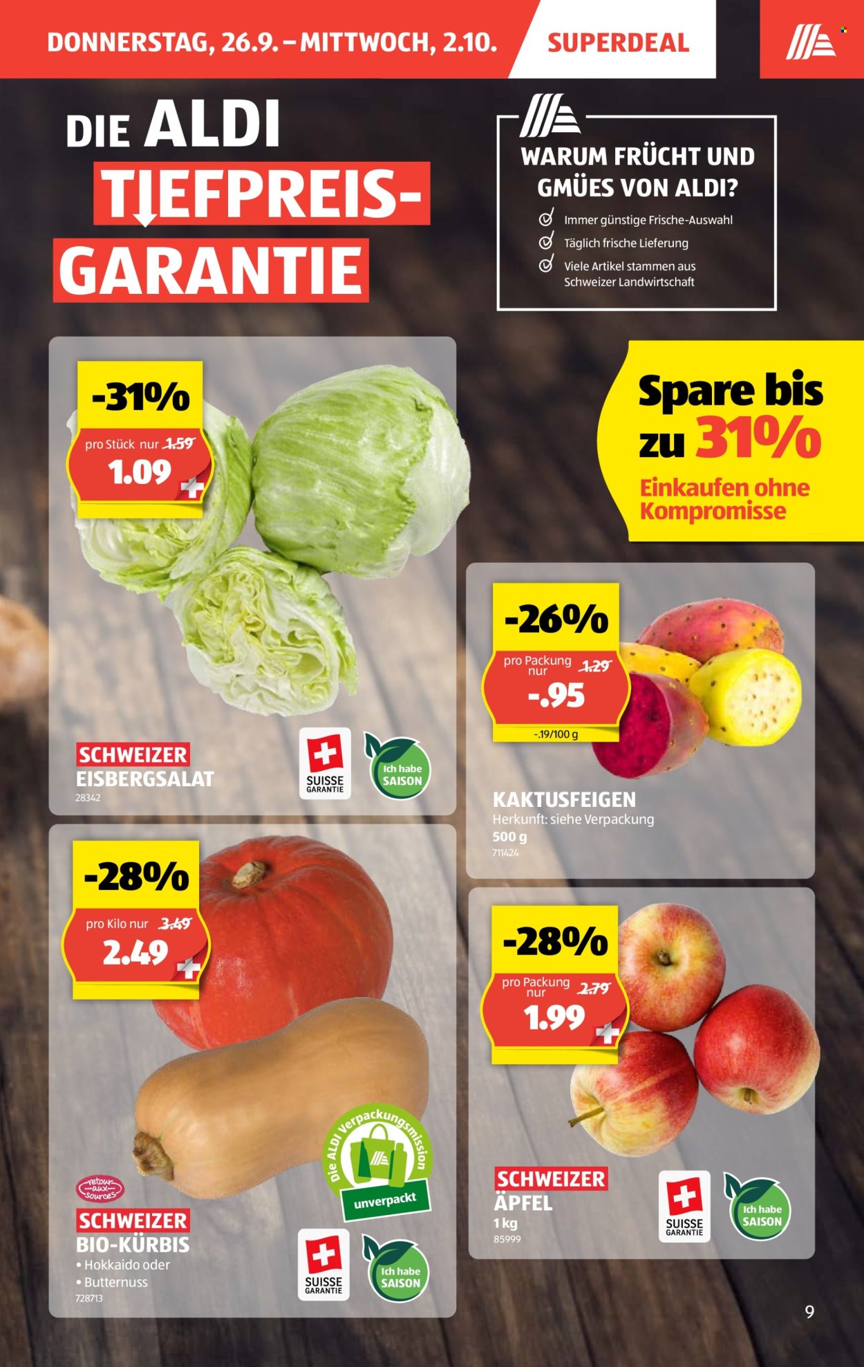 Volantino Aldi - 26.9.2024 - 2.10.2024. Pagina 9