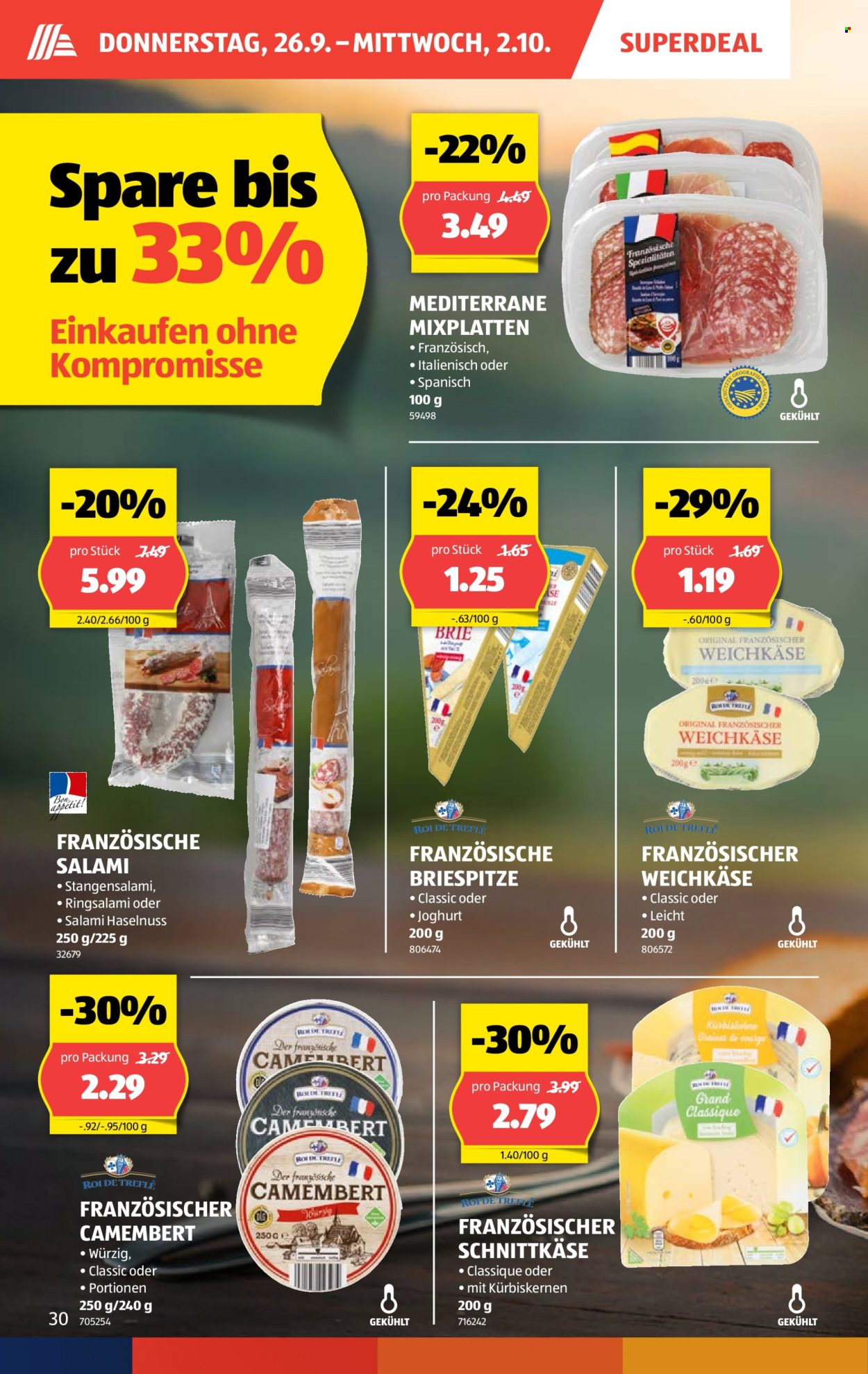 Volantino Aldi - 26.9.2024 - 2.10.2024. Pagina 30