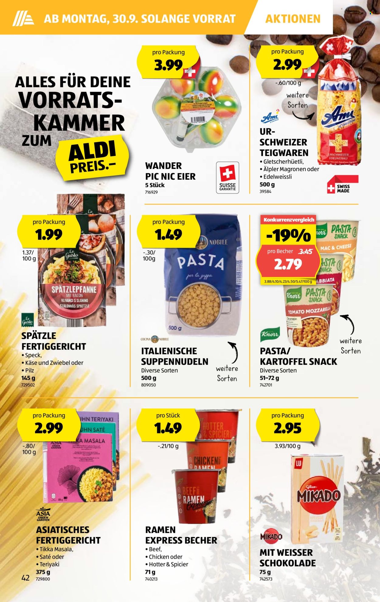 Volantino Aldi - 26.9.2024 - 2.10.2024. Pagina 42