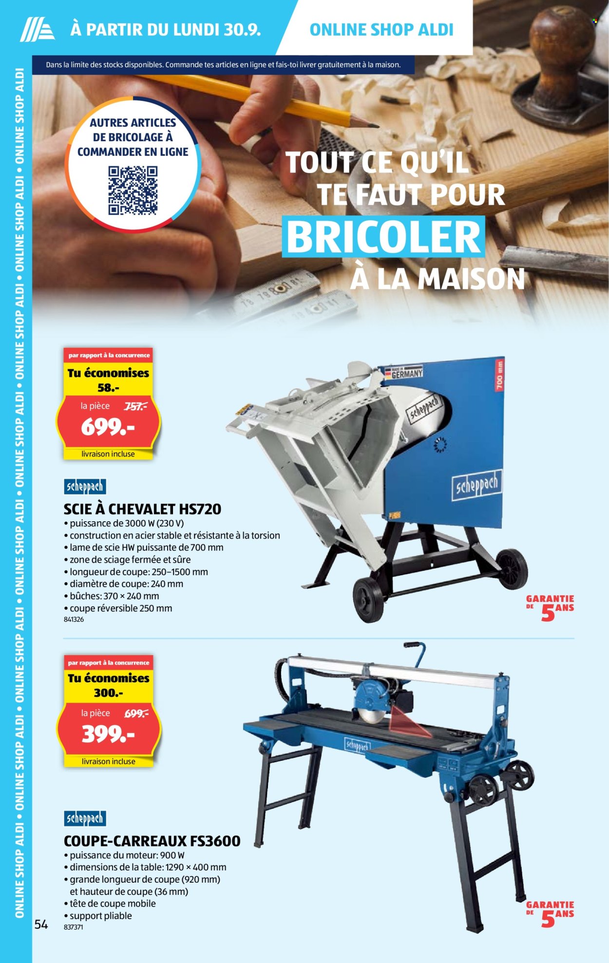 Catalogue Aldi - 26.9.2024 - 2.10.2024. Page 54