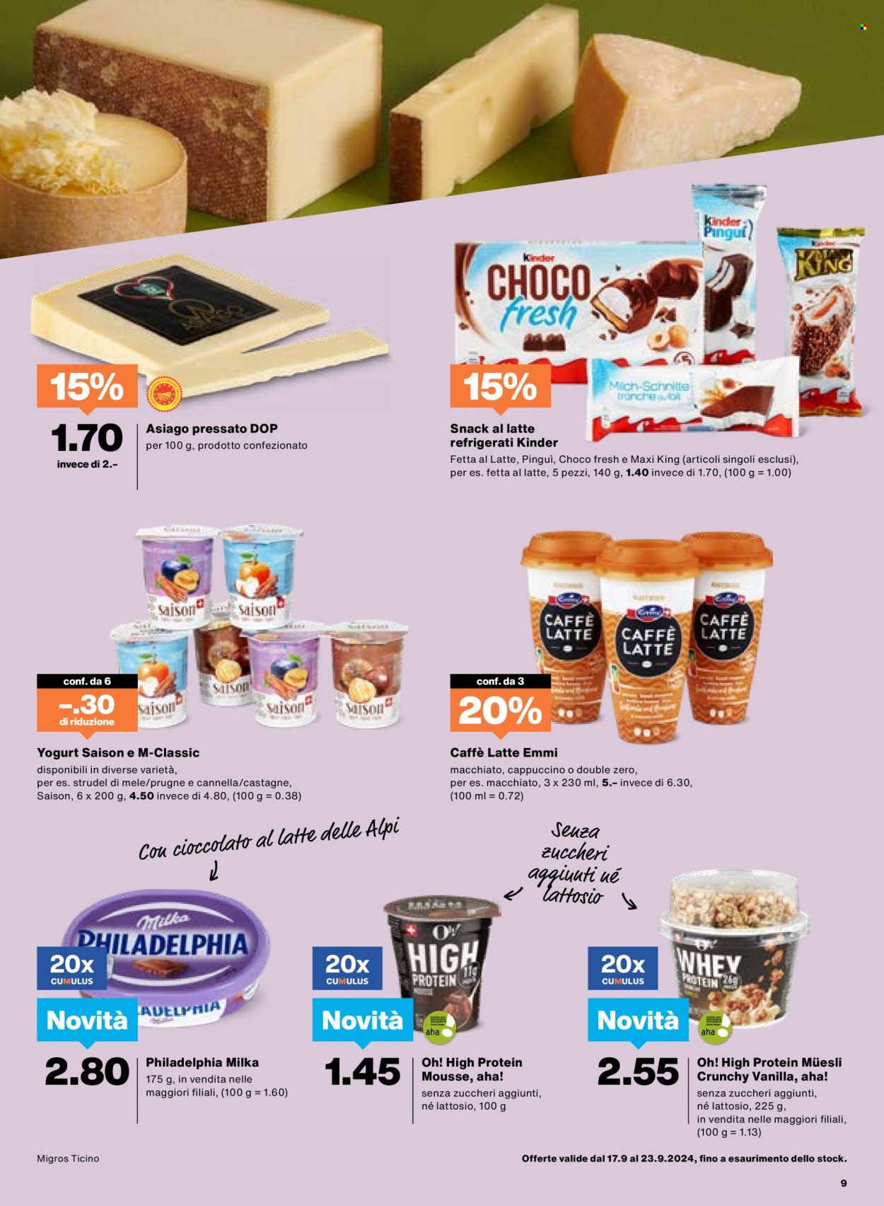 Volantino Migros - 17.9.2024 - 23.9.2024. Pagina 9