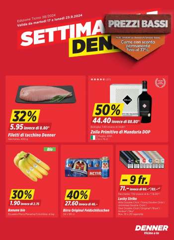 Prospekte Denner - 17.9.2024 - 23.9.2024.