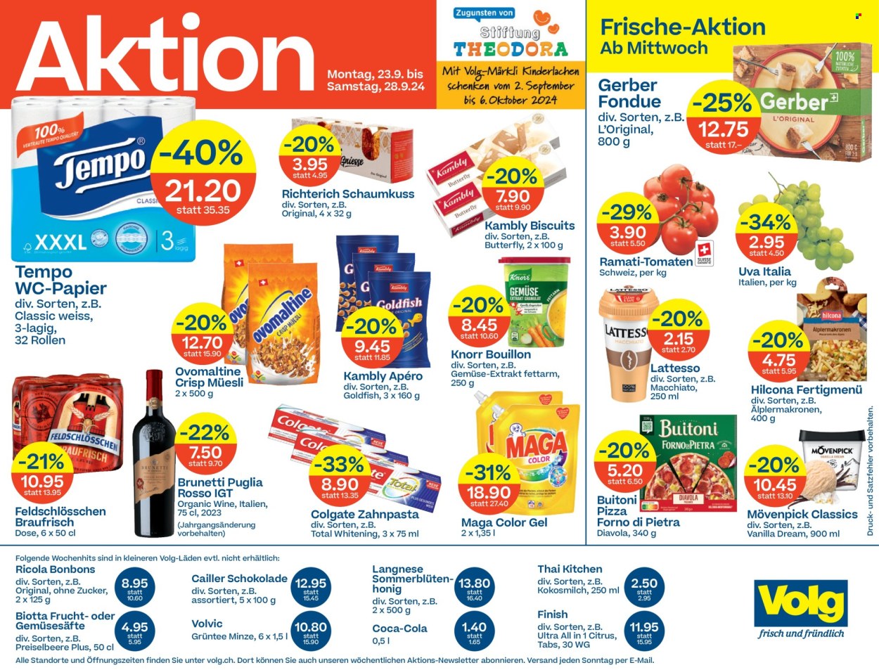 Catalogue Volg - 23.9.2024 - 28.9.2024. Page 1
