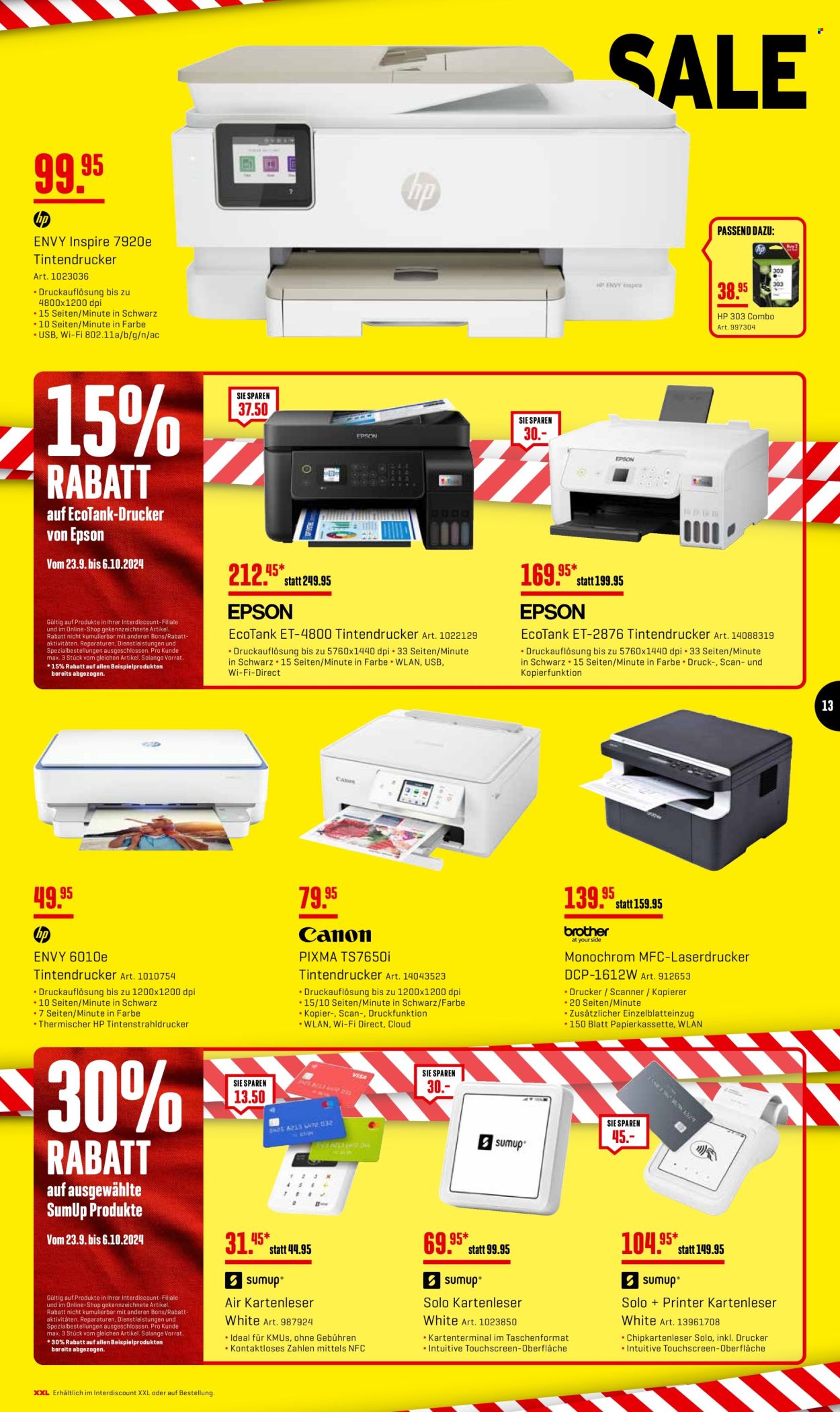 Volantino Interdiscount - 23.9.2024 - 6.10.2024. Pagina 13