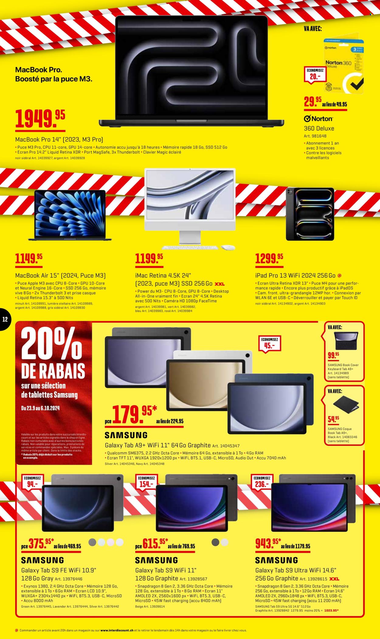Volantino Interdiscount - 23.9.2024 - 6.10.2024. Pagina 12