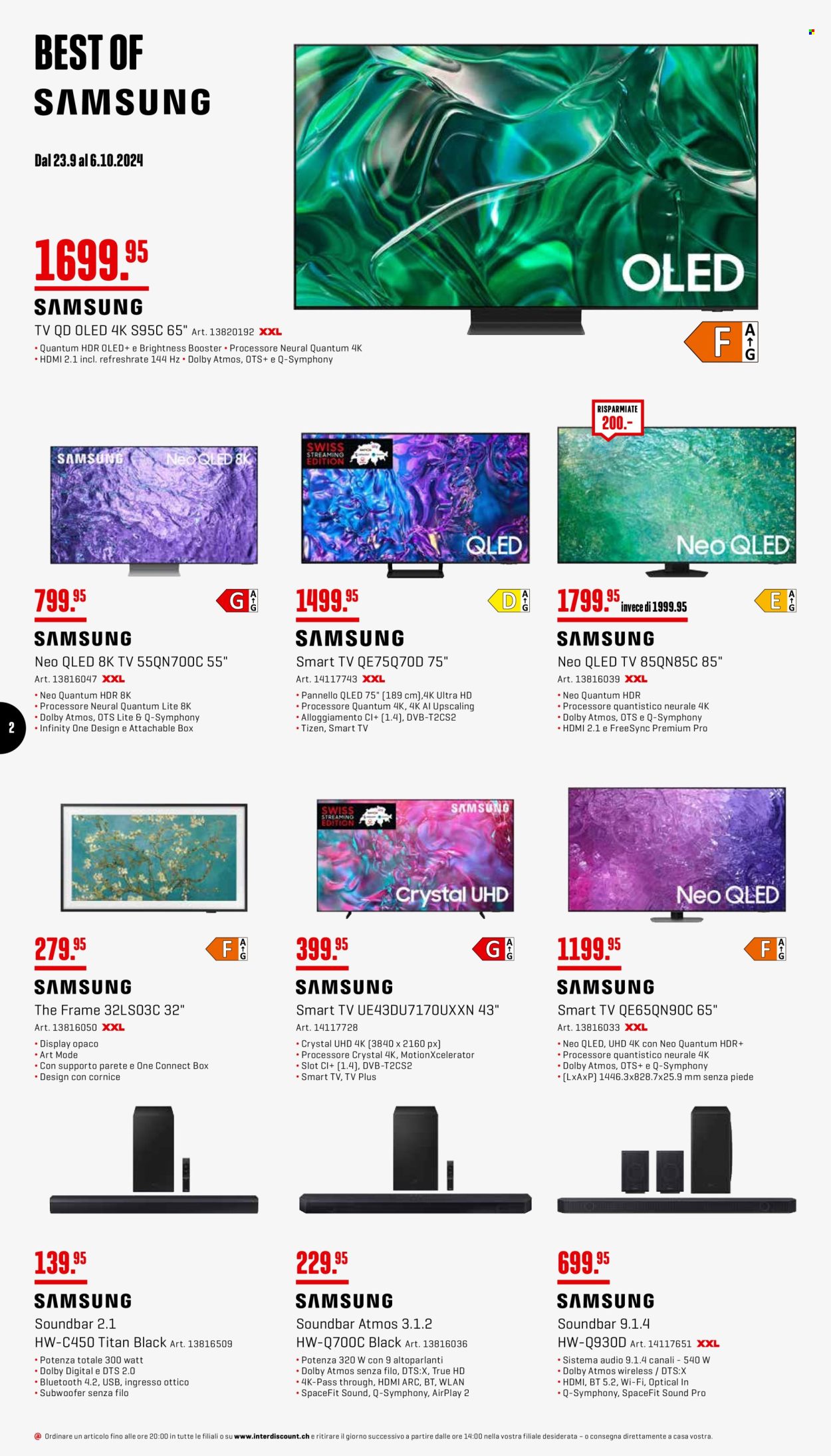 Volantino Interdiscount - 23.9.2024 - 6.10.2024. Pagina 2