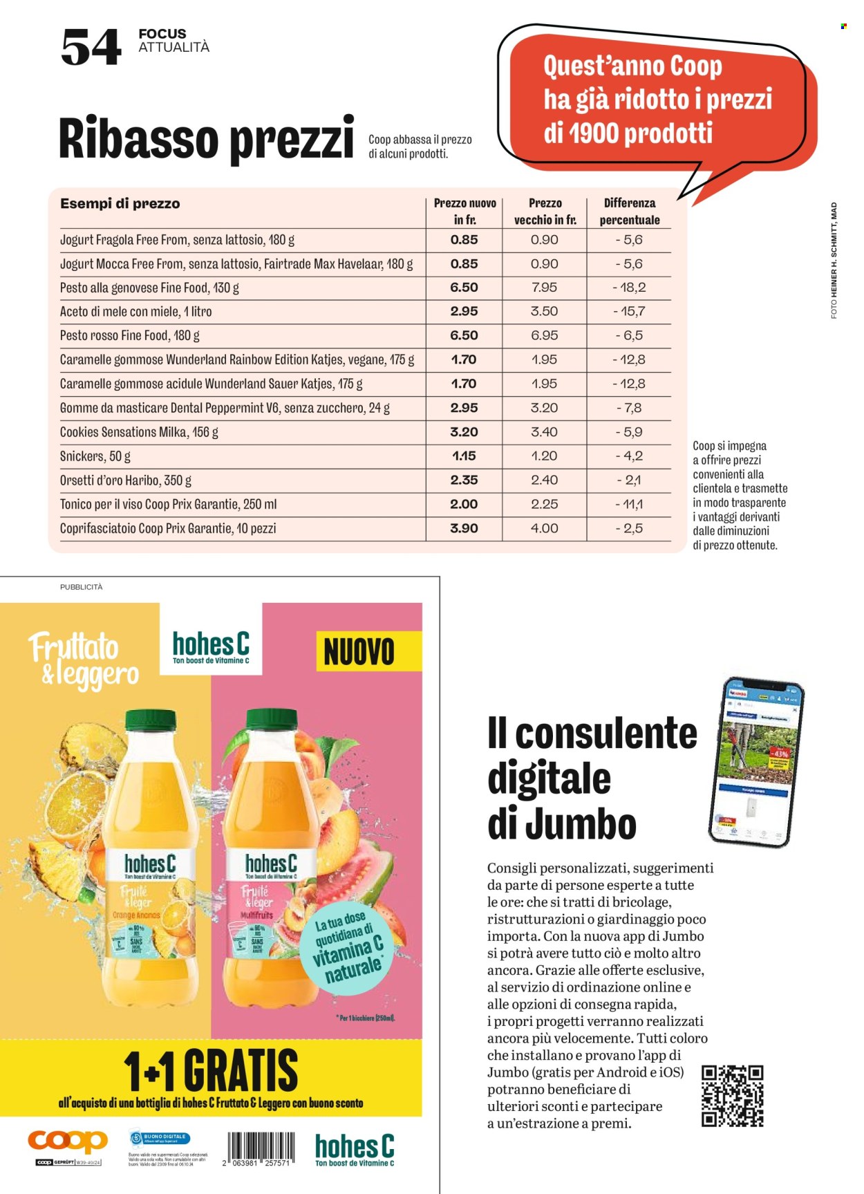 Volantino Coop - 24.9.2024 - 29.9.2024. Pagina 54