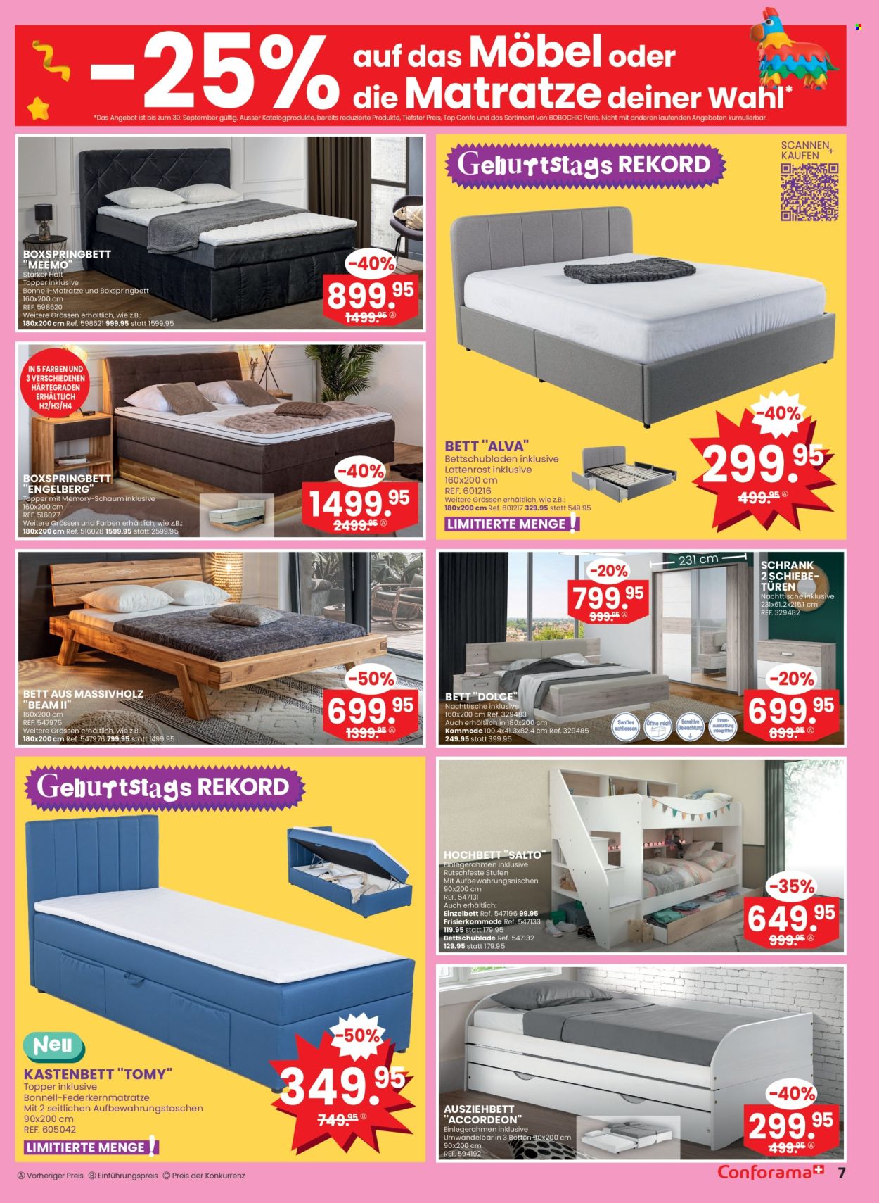 Volantino Conforama - 24.9.2024 - 7.10.2024. Pagina 7