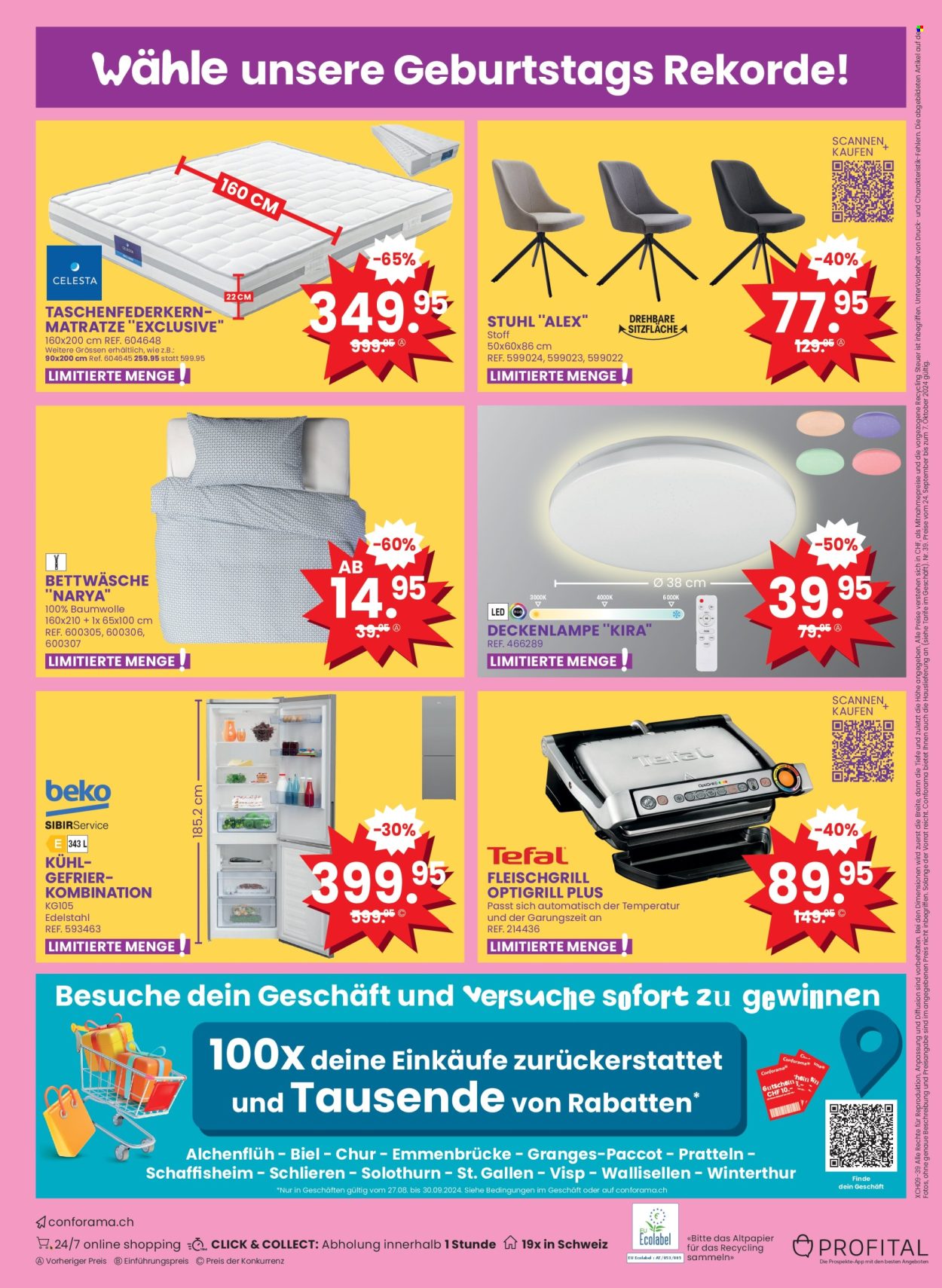 Volantino Conforama - 24.9.2024 - 7.10.2024. Pagina 16