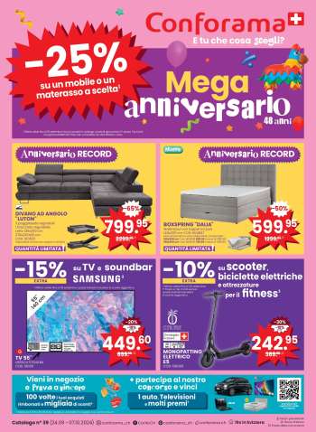 Catalogue Conforama - 24.9.2024 - 7.10.2024.