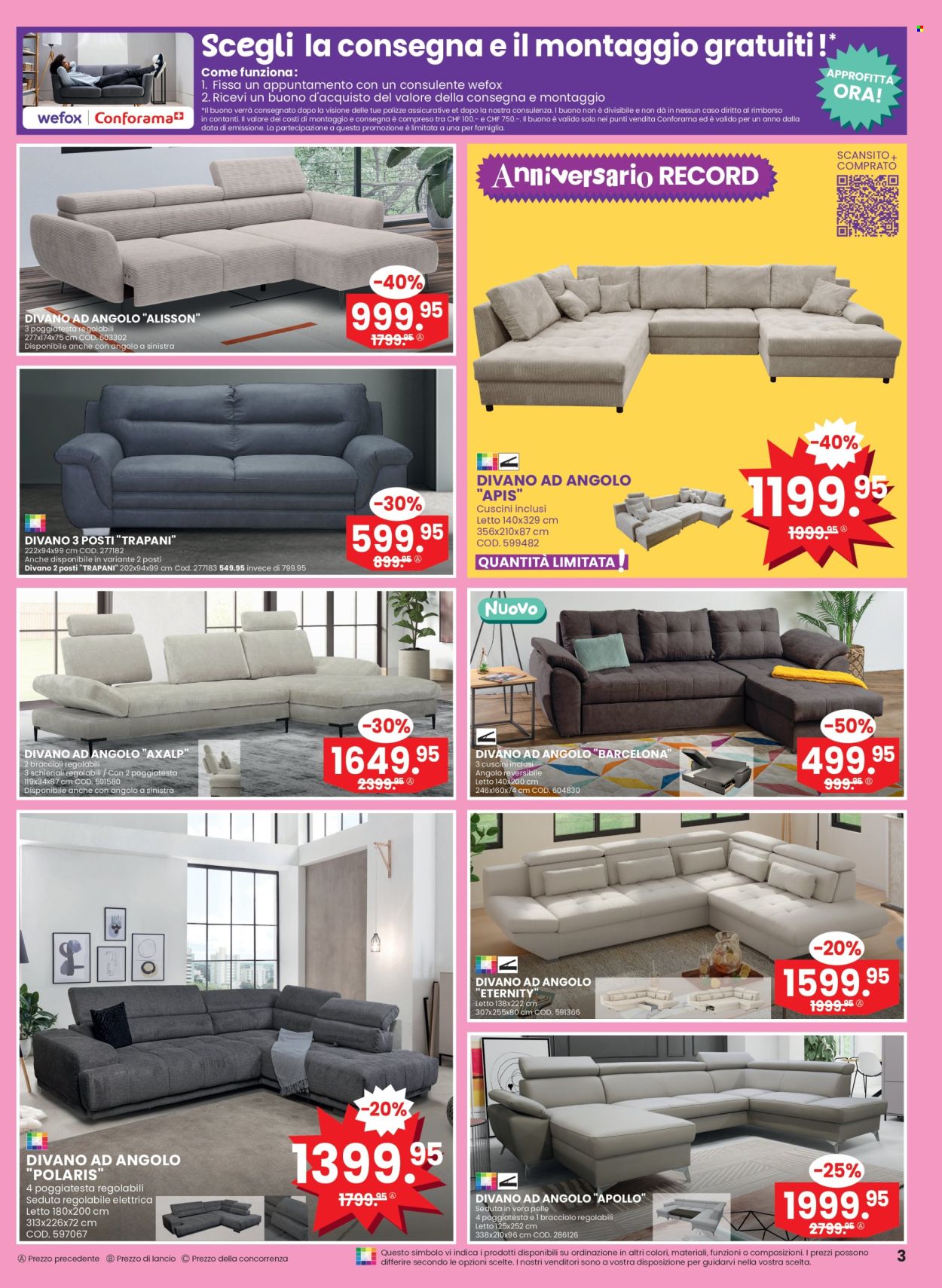 Volantino Conforama - 24.9.2024 - 7.10.2024. Pagina 3