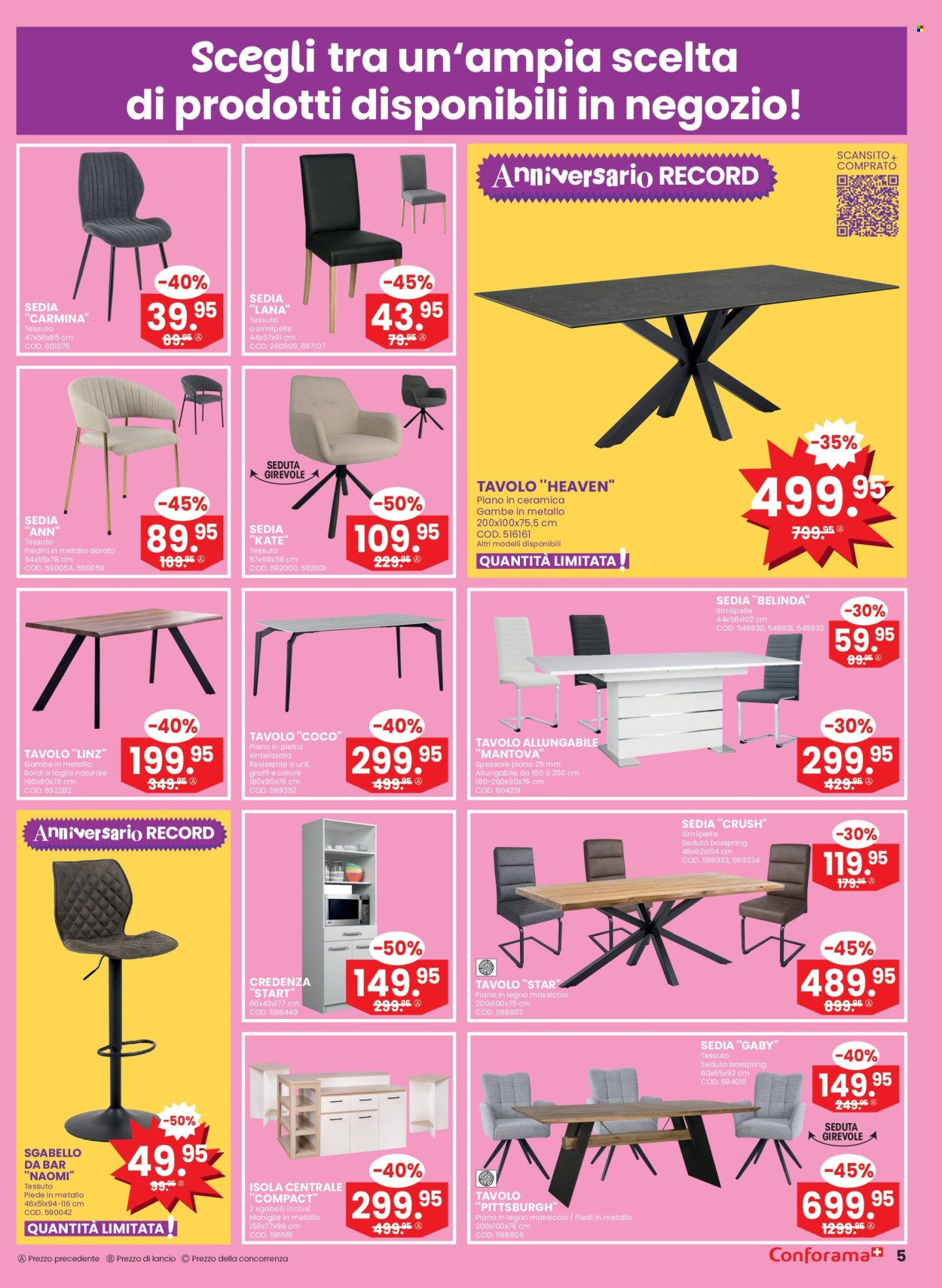 Volantino Conforama - 24.9.2024 - 7.10.2024. Pagina 5