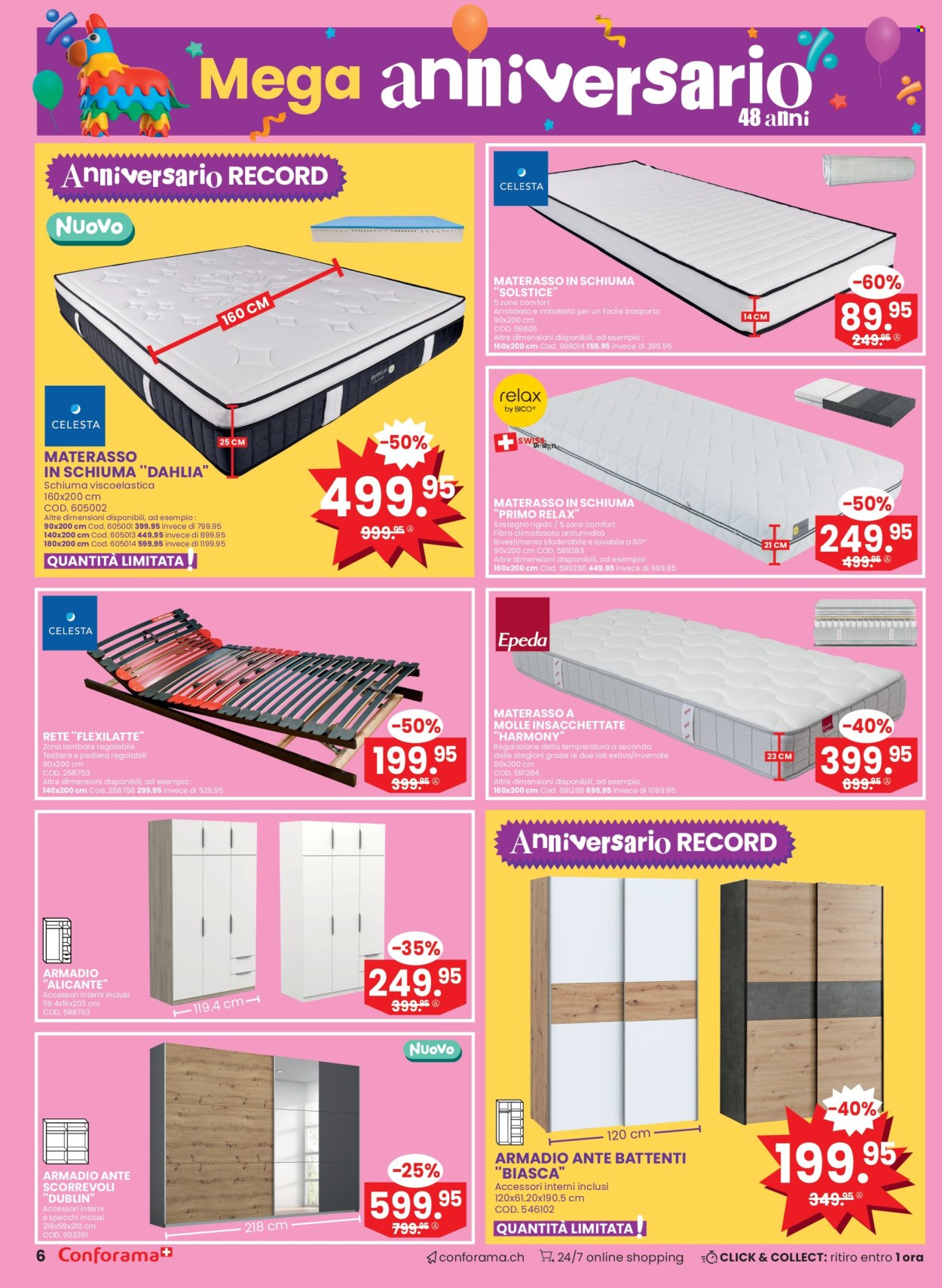 Volantino Conforama - 24.9.2024 - 7.10.2024. Pagina 6