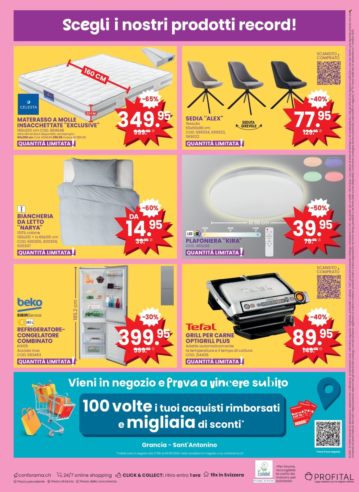 Volantino Conforama - 24.9.2024 - 7.10.2024. Pagina 16