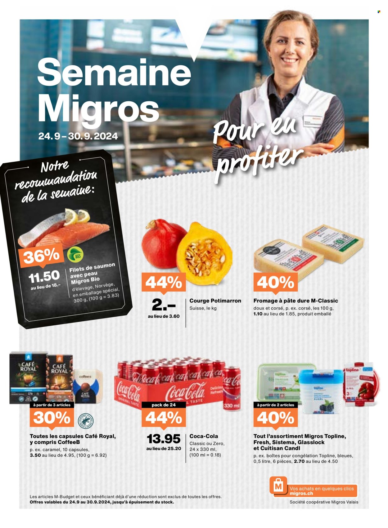 Volantino Migros - 24.9.2024 - 30.9.2024. Pagina 1