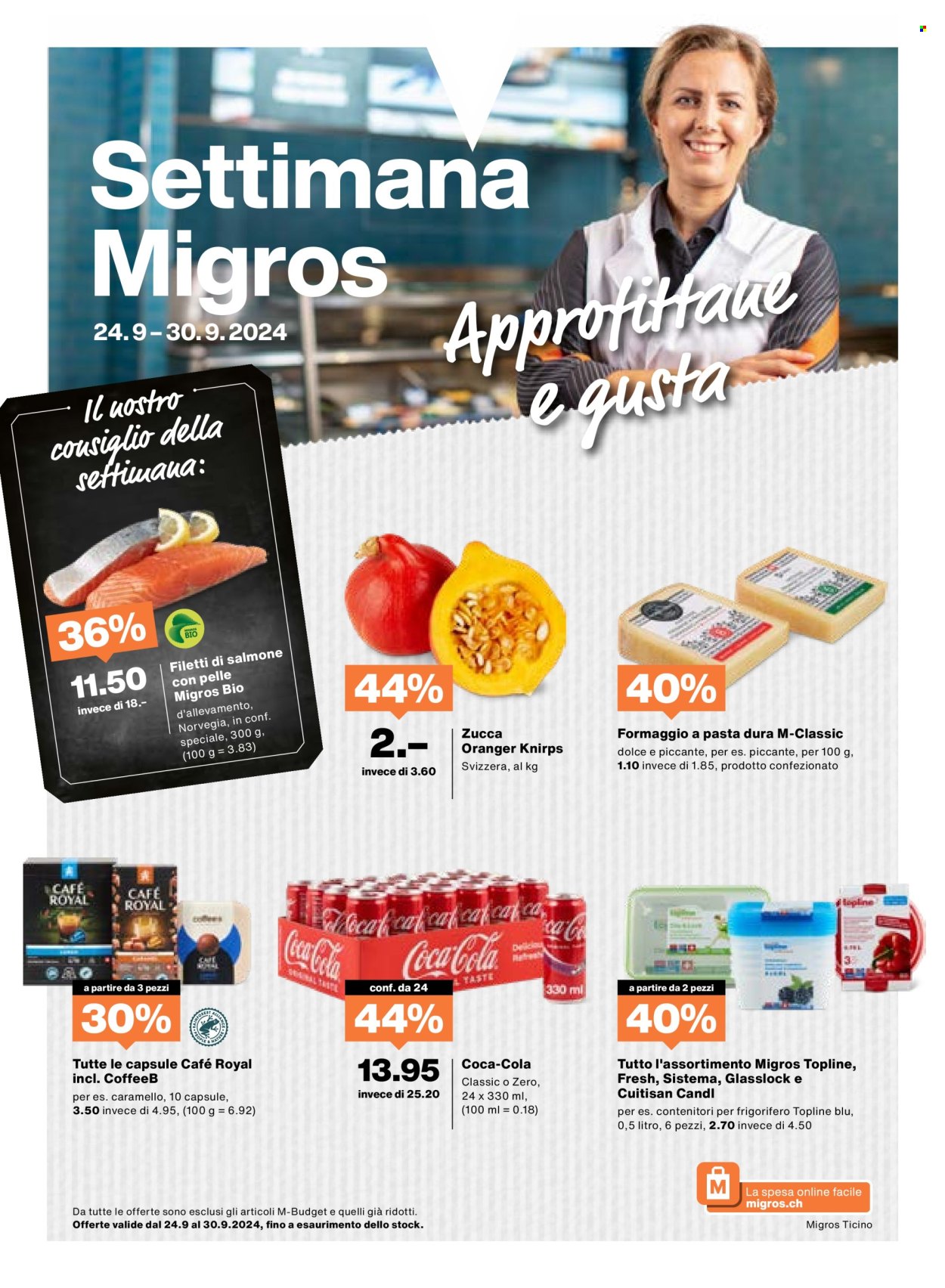 Volantino Migros - 24.9.2024 - 30.9.2024. Pagina 1