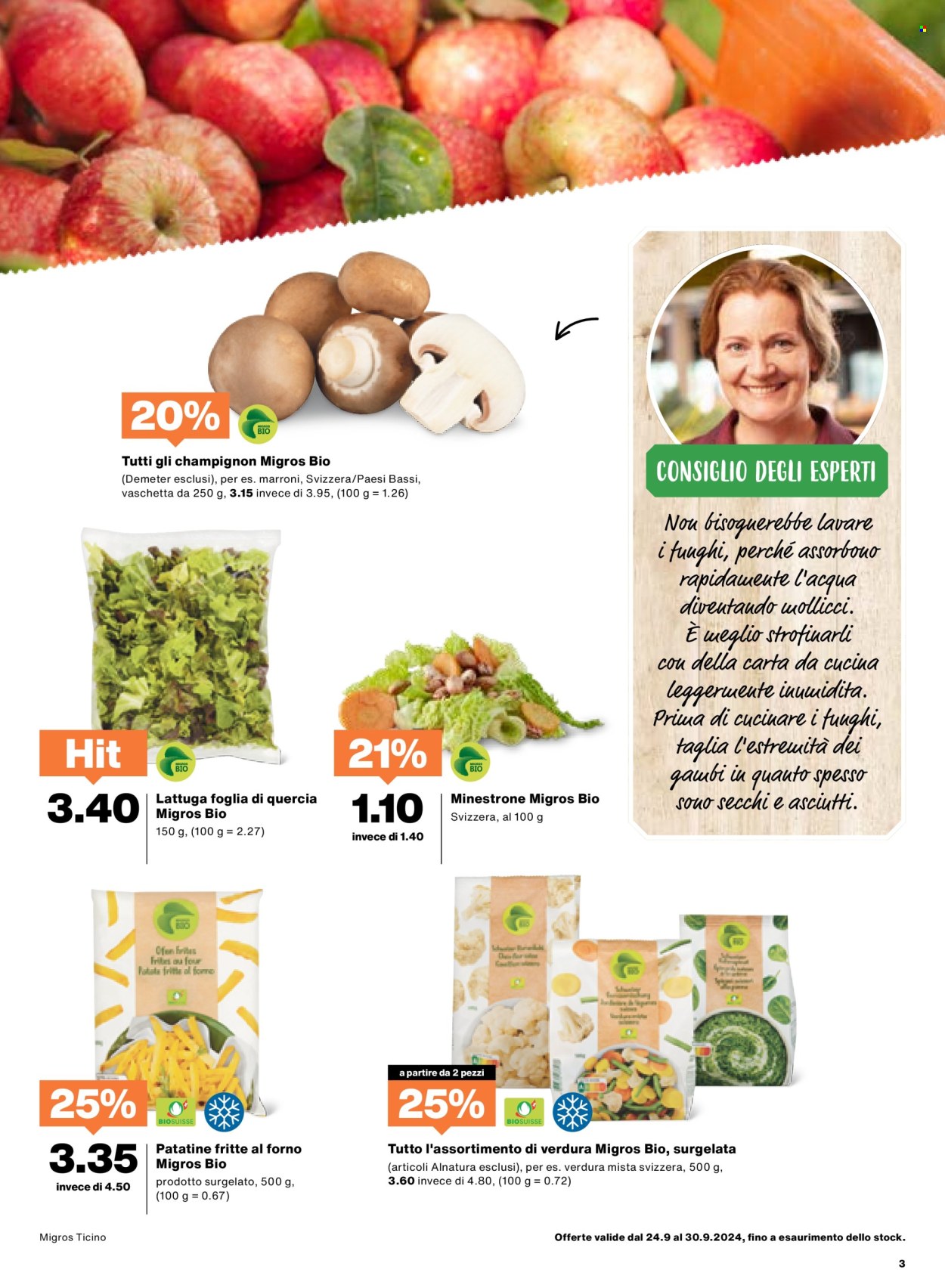 Volantino Migros - 24.9.2024 - 30.9.2024. Pagina 3
