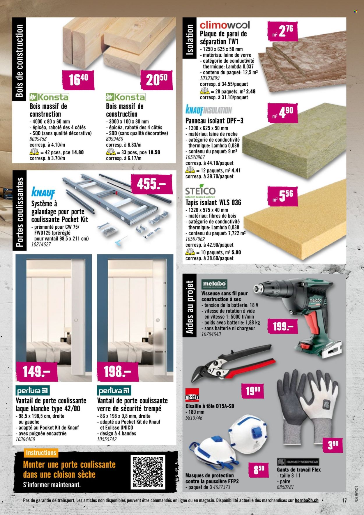 Prospekt Hornbach - 25.9.2024 - 21.10.2024. Seite 17