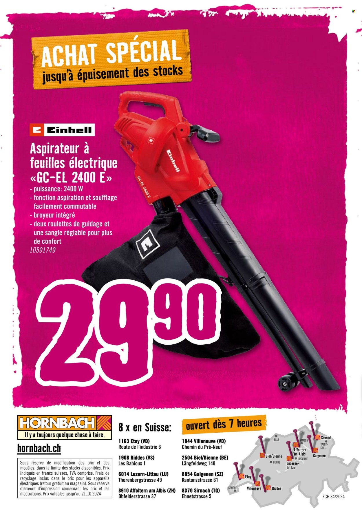 Prospekt Hornbach - 25.9.2024 - 21.10.2024. Seite 24