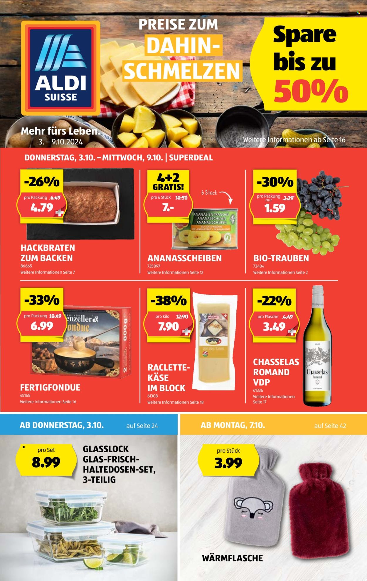 Prospekt Aldi - 3.10.2024 - 9.10.2024. Seite 1