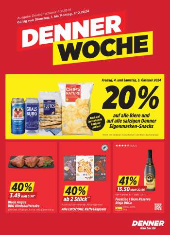 Catalogue Denner - 1.10.2024 - 6.10.2024.