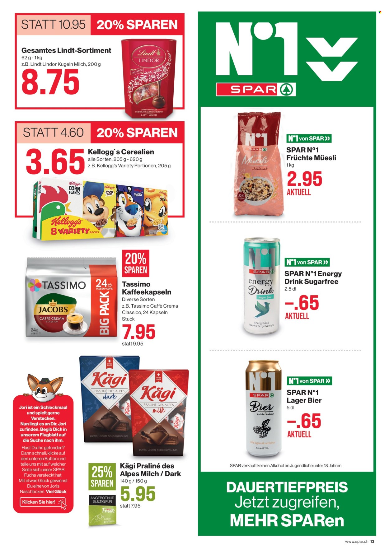 Prospekt SPAR - 3.10.2024 - 9.10.2024. Seite 13