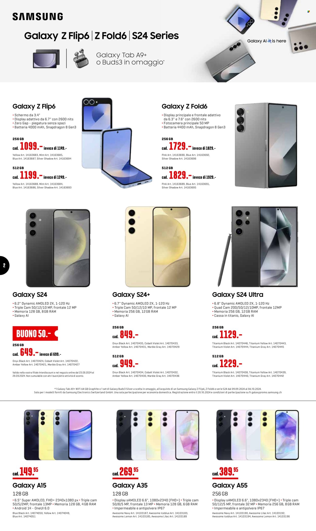 Volantino Interdiscount - 23.9.2024 - 6.10.2024. Pagina 2