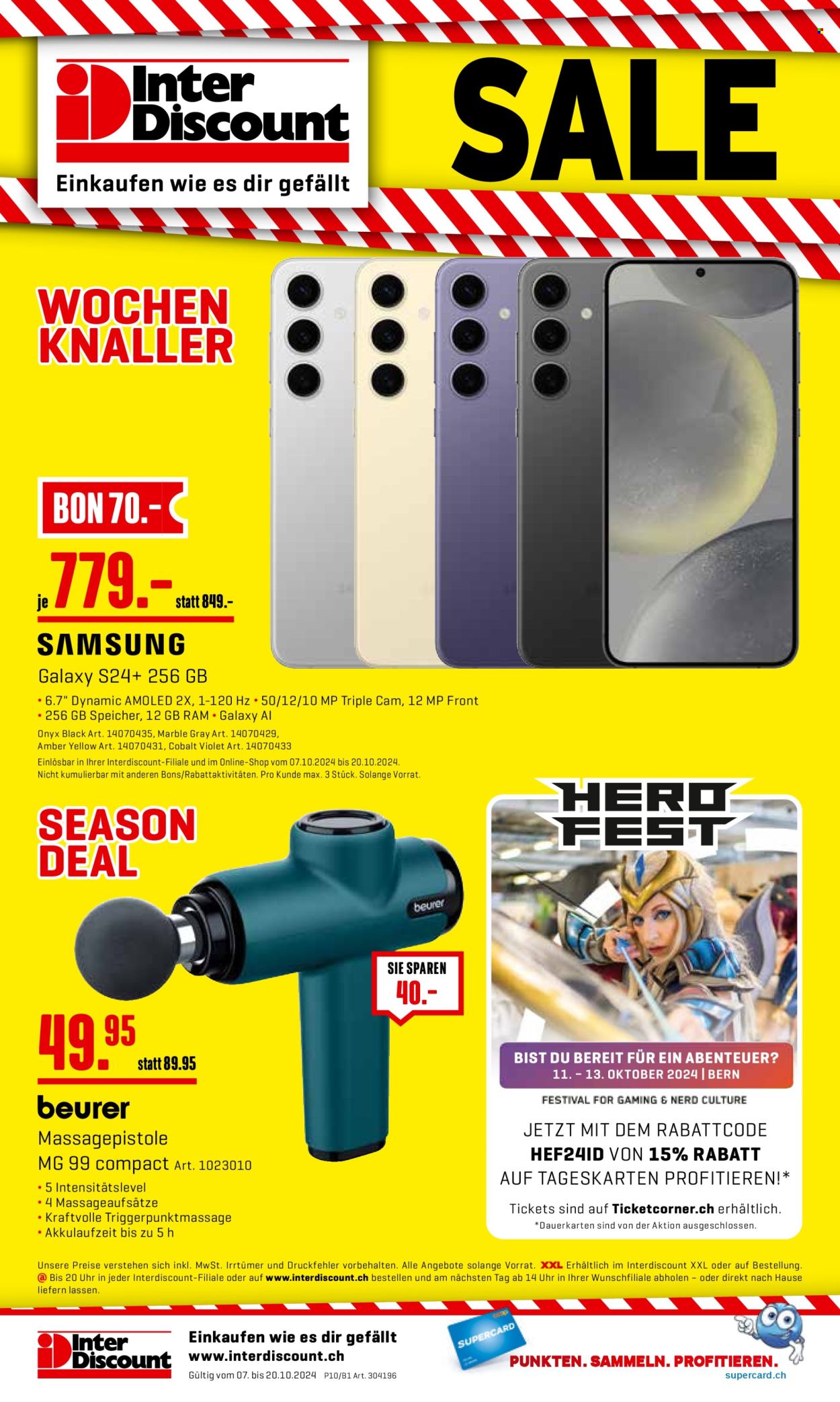 Volantino Interdiscount - 7.10.2024 - 20.10.2024. Pagina 24