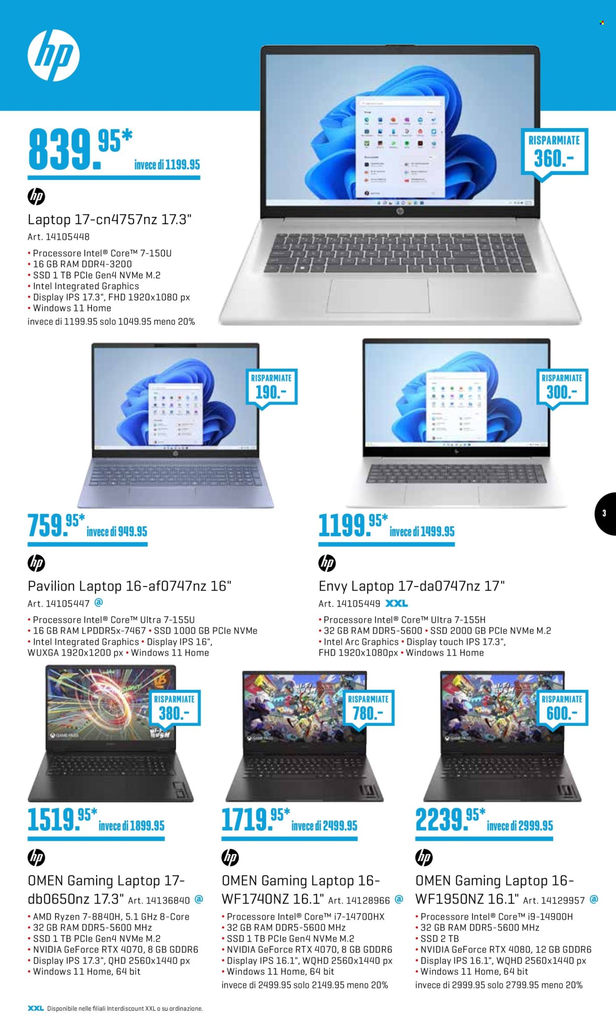 Volantino Interdiscount - 7.10.2024 - 20.10.2024. Pagina 3