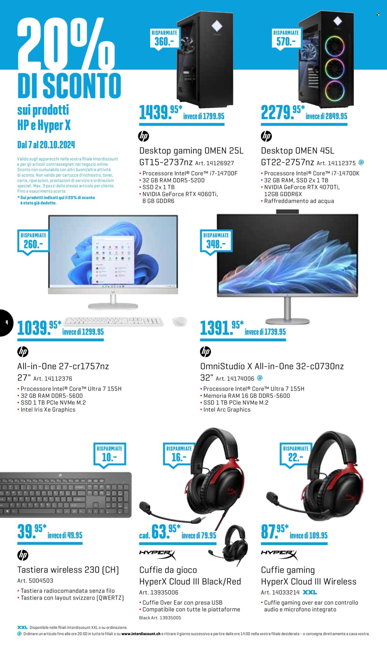 Volantino Interdiscount - 7.10.2024 - 20.10.2024. Pagina 4