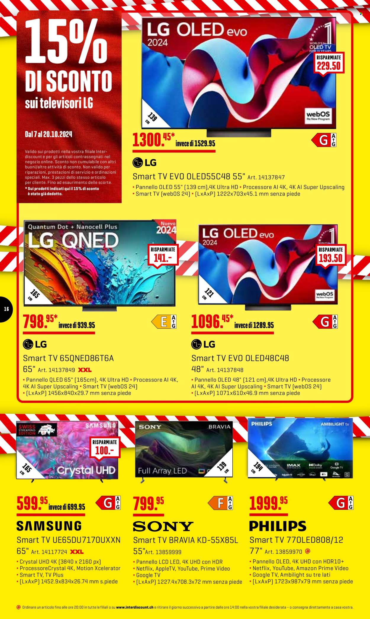 Volantino Interdiscount - 7.10.2024 - 20.10.2024. Pagina 16